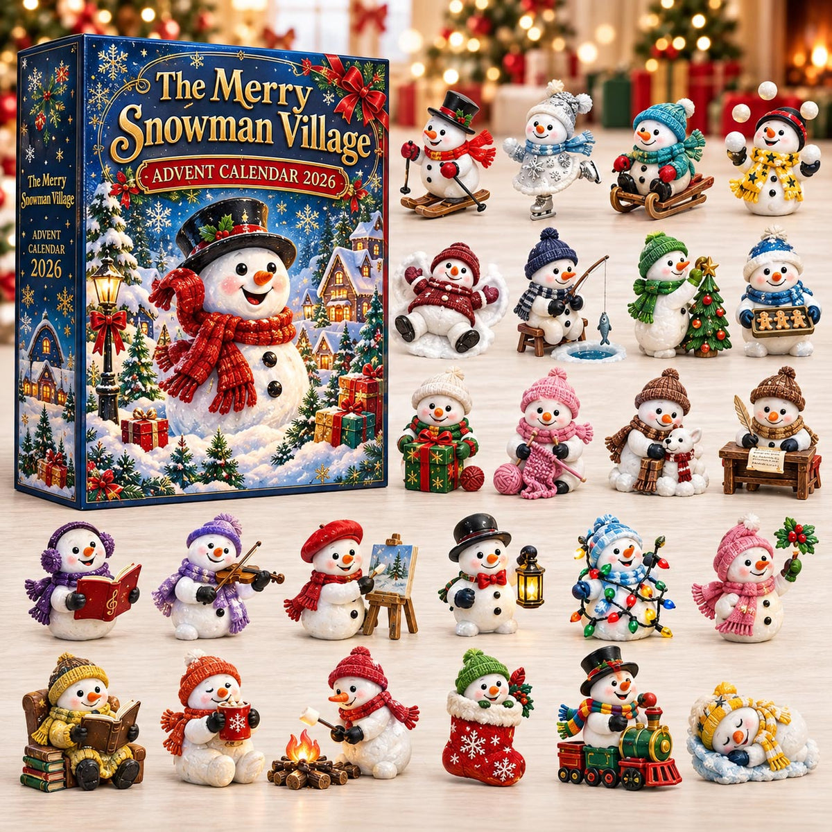 Merry Snowman Village Advent Calendar 2026 GFTOTP21743