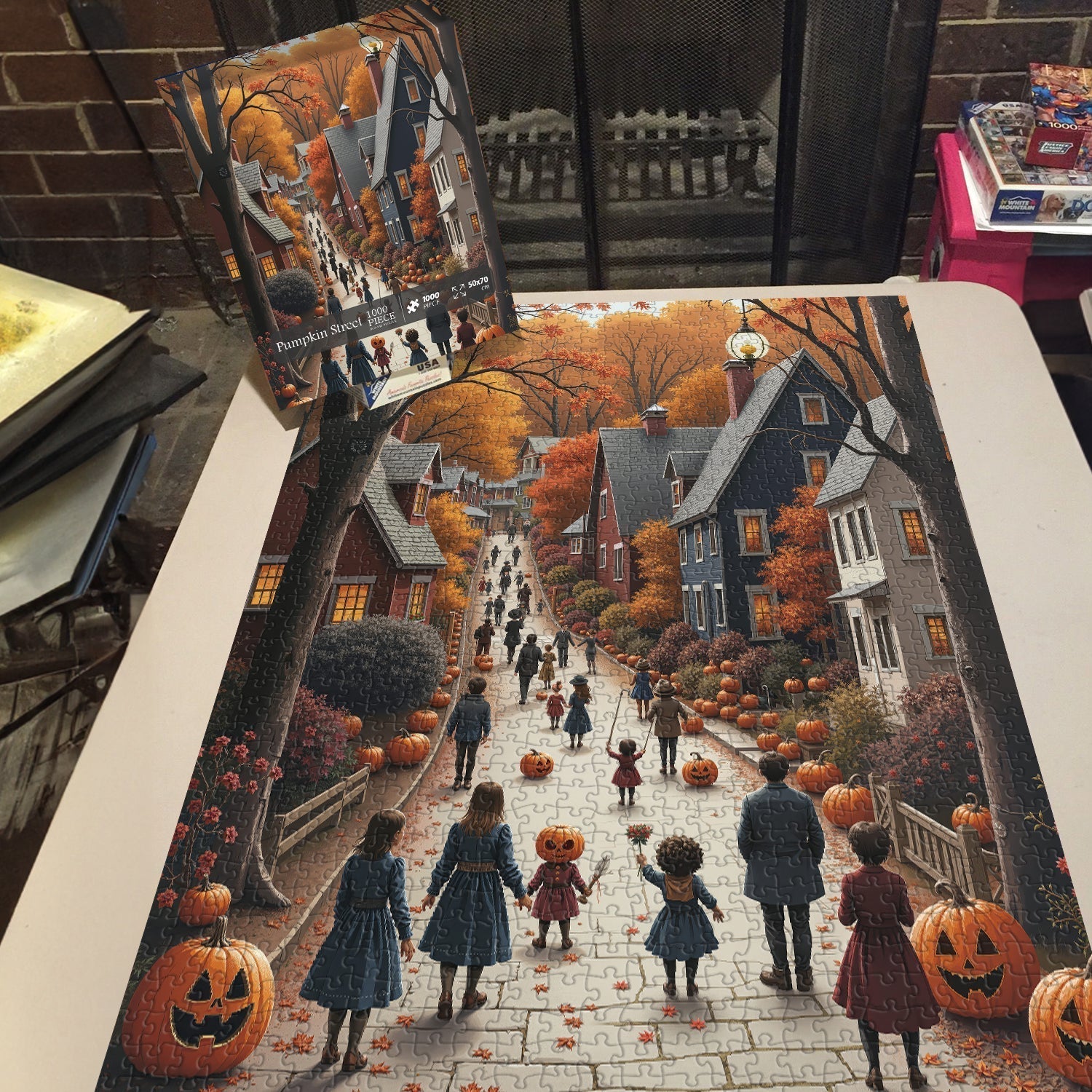 Pumpkin Street Jigsaw Puzzle 1000 Pieces