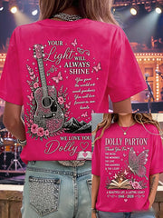 Country Singer Commemorative Printed T-Shirt